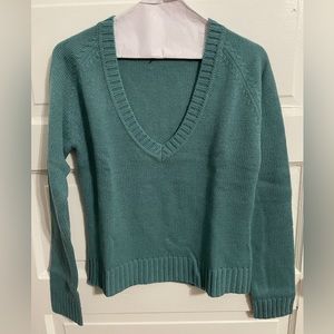 Women’s Zara Low Cut V Neck Sweater